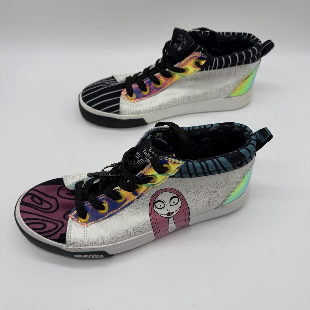 Disney Nightmare Before Christmas Jack Skellington High Top Sneakers Size 7